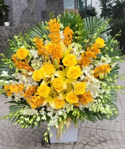 Giỏ Hoa Viếng Đám Tang – Tiễn Đưa   – SSGHTL14