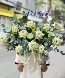 Lãng Hoa Viếng Đám Tang – Lời Tiễn Đưa – SSGHTL8 (Funeral Flowers Basket)