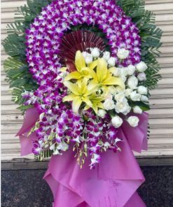 hoa viếng đám tang -vòng hoa chia buồn - SSHTL58