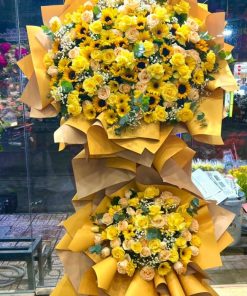 Lẵng Hoa Khai Trương hiện đại SSKHKT118