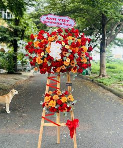 Lẵng Hoa Khai Trương hiện đại SSKHKT111