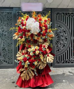 Lẵng Hoa Khai Trương hiện đại SSKHKT105