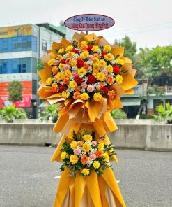 Lẵng Hoa Khai Trương hiện đại SSKHKT122